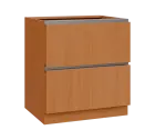 MHS - 8Z22 spodní skříňka, 2-zásuvková, 920x800x600, buk royal